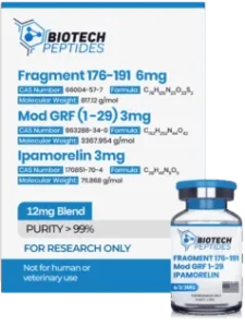 Fragment 176-191 & Mod GRF 1-29 & Ipamorelin Blend (12mg)